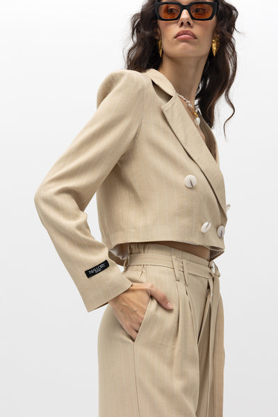 Sandra Beige Blazer