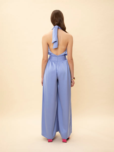 X-BUST LONG JUMPSUIT SKY BLUE