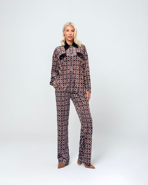 VALENTINA VELVET SHIRT