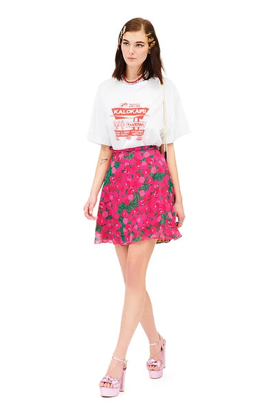 ENVELOPE CHIFFON MINI SKIRT