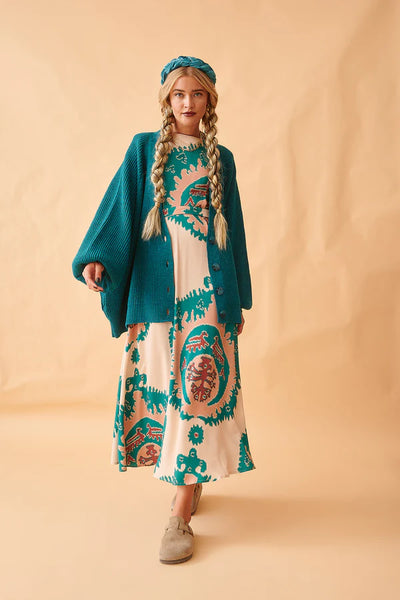 Helena Cardigan (Petrol)