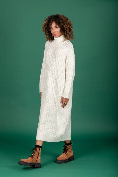 Jellington knit dress (Ecru)