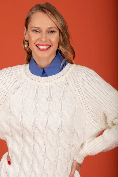 Lauren knit sweater (Ecru)