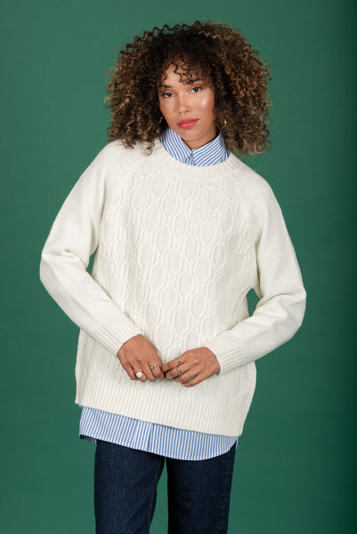 Lindsay knit sweater (Ecru)