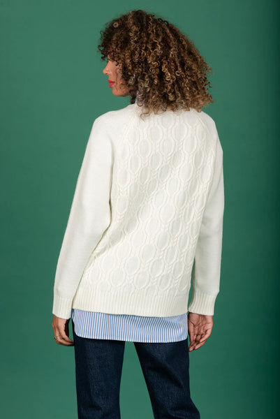 Lindsay knit sweater (Ecru)