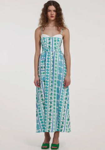 Elina Dress (Aqua)