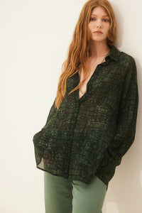 Heather Shirt (Green Aligator)