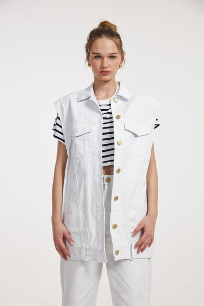 Venus Jeans Jacket (white)