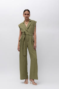 Apu Olive Jumpsuit