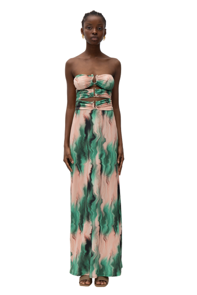 Jacinta Green Pink Dress