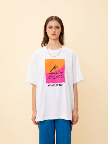 CLASSIC OVERSIZED T-SHIRT WE ARE THE SEA