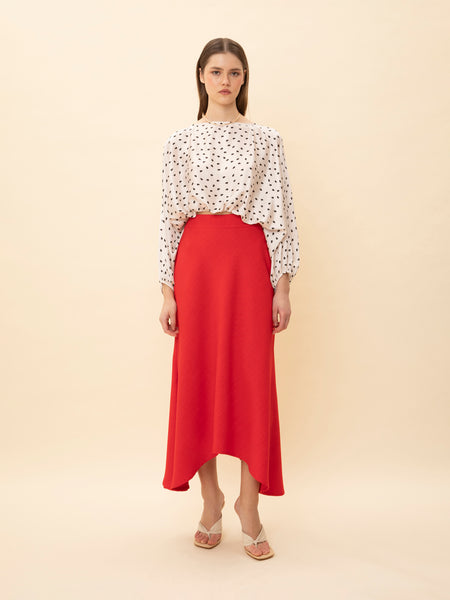 CROPPED TOP KARPOUZI CORAL