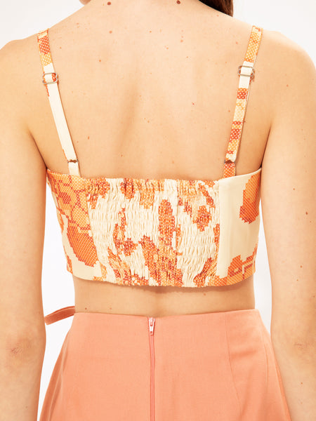 BUSTIER TOP KENTIMA ORANGE