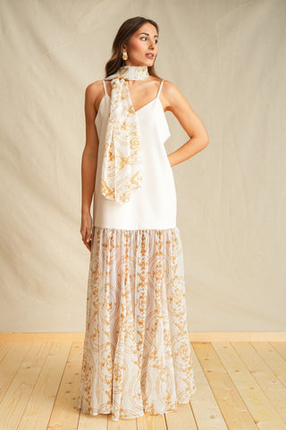 Antique White Maxi Dress