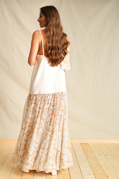 Antique White Maxi Dress