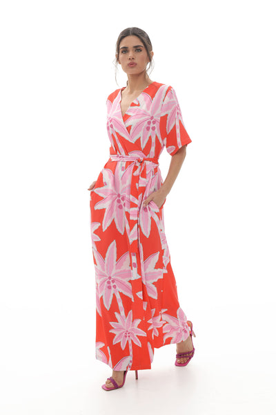 Liza Dress (Palm trees)