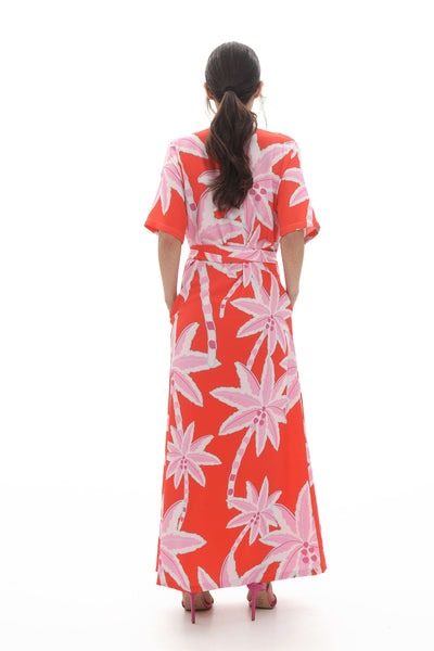 Liza Dress (Palm trees)