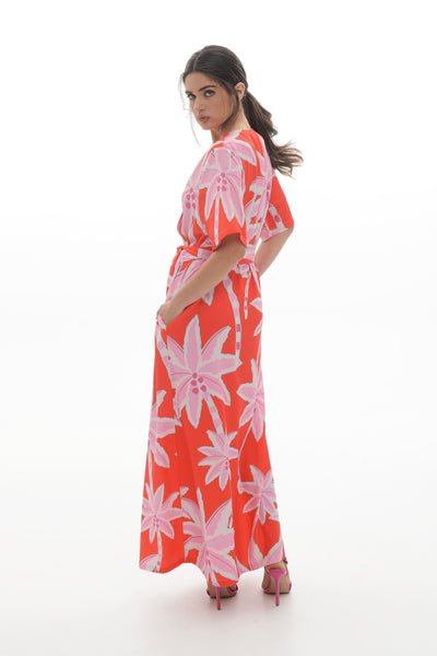 Liza Dress (Palm trees)