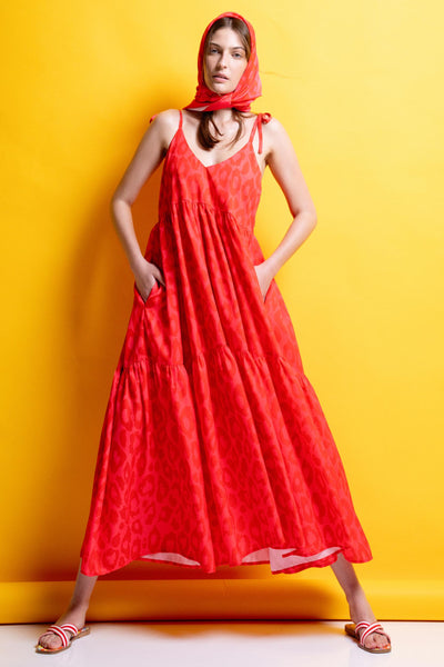 ‘DANNA’ ΜΙΝΤΙ ΦΟΡΕΜΑ (PINK/ANIMAL PRINT)