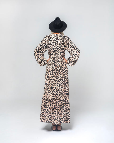 SARA MAXI DRESS (ANIMAL PRINT)