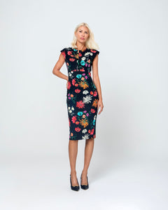 CLEO MIDI DRESS (FLOWERS)