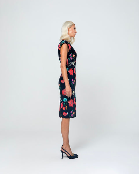 CLEO MIDI DRESS (FLOWERS)