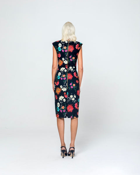 CLEO MIDI DRESS (FLOWERS)