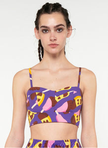 SWEETHEART NECKLINE CROP TOP
