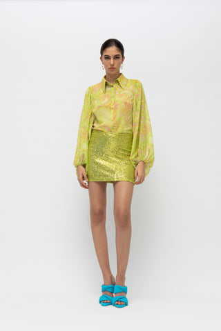 Khaia Lime Skirt