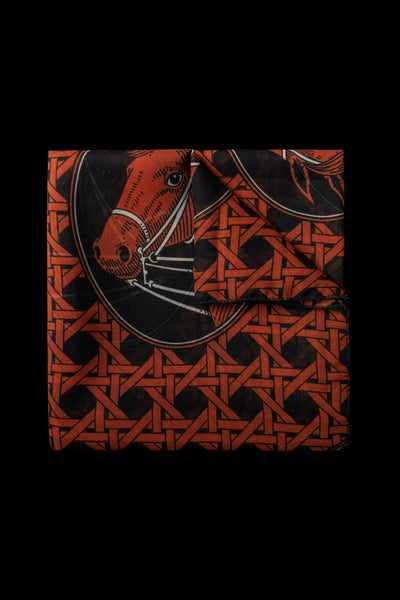CHIFFON SQUARE SCARF